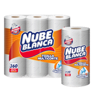 Nube Blanca Multicorte 120 hojas dobles