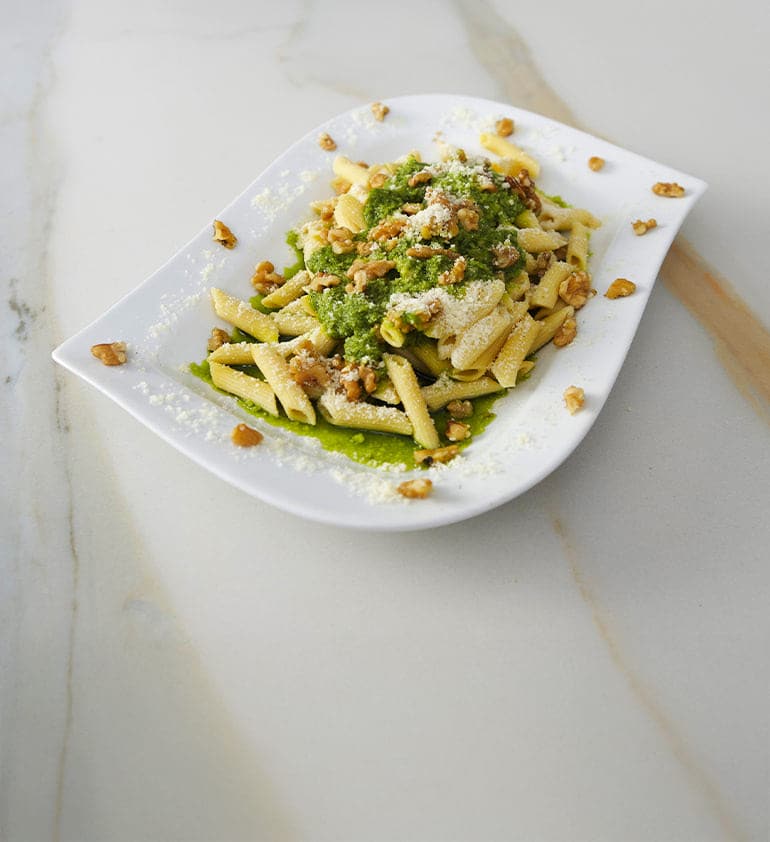 Pasta en Salsa de Pesto